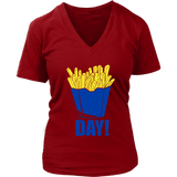 Fry Day Shirt - Fast Food Tee Shirt - French Fries T-Shirt - Womens Plus Size Up To 4X