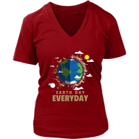 Earth Day Everyday Tee - Save Endangered Animals Tshirt - Womens Plus Size Up To 4X