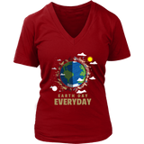 Earth Day Everyday Tee - Save Endangered Animals Tshirt - Womens Plus Size Up To 4X