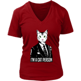 Cat Person - Cat Lover T-Shirt - Witty Graphic Tee - Cats - Womens Plus Size Up To 4X