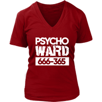 Psycho Ward T-Shirt - Crazy Mad Tshirt - Halloween Costume - Womens Plus Size up to 4X