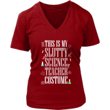 Halloween Costume T-Shirt - Funny Tee - Slutty Scientist T - Womens Plus Size Up To 4X