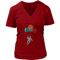 Astronaut Graphic T-Shirt - Space Tshirt - Planets Tee Shirt - Womens Plus Size Up To 4X