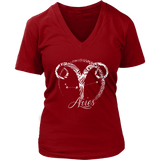 Aries T-Shirt - Zodiac Sign Tshirt - Horoscope Tee Shirts - Womens Plus Size up to 4X