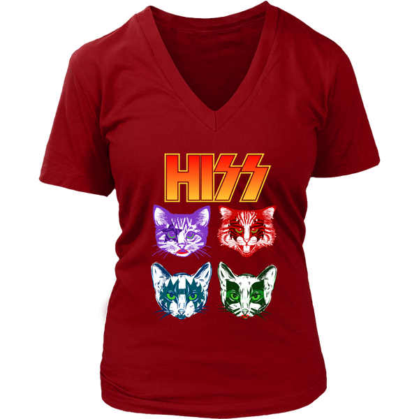 Funny Cat TShirt - Hiss for Kiss T-Shirt - Kitty Tee