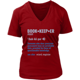 Bookkeeper Funny Definition Joke Tshirt - Accountant Tee - Womens Plus Size Up To 4X