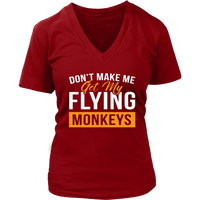 Flying Monkeys Tee - Weird Funny T-Shirt - Novelty Tshirt - Womens Plus Size Up To 4X