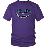 Cheshire Cat Face T-Shirt - Smiling Cat Tee - Wonderland Mad Here