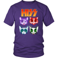 Funny Cat Men's TShirt - Hiss for Kiss T-Shirt - Kitty Tee