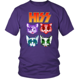 Funny Cat Men's TShirt - Hiss for Kiss T-Shirt - Kitty Tee