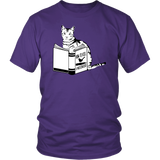 Cat Vs. Bird - Cat Lover T-Shirt - Love Cats Men's T shirt - Books