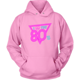 I Love The 80's Hoodie Neon Lights Disco 80s Throwback Hooded Sweatshirt Up to 5X